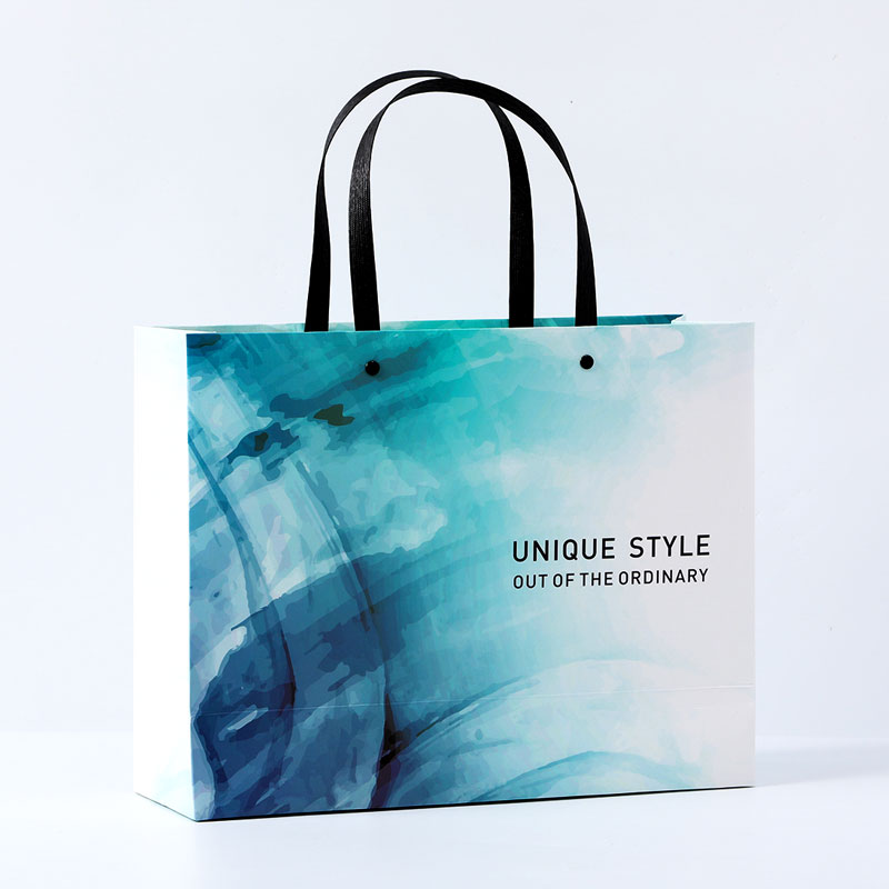 Lipack Fashion Unique Paper Shopping Bag with Logo Printed