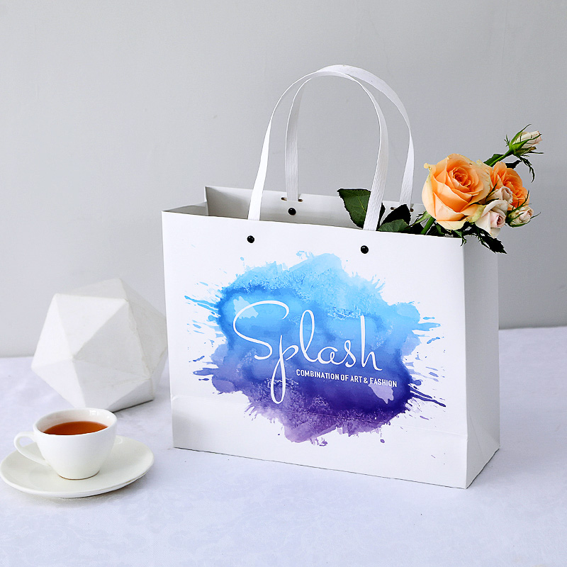 Lipack Custom Art Boutique Paper Bag for Shopping with Logo