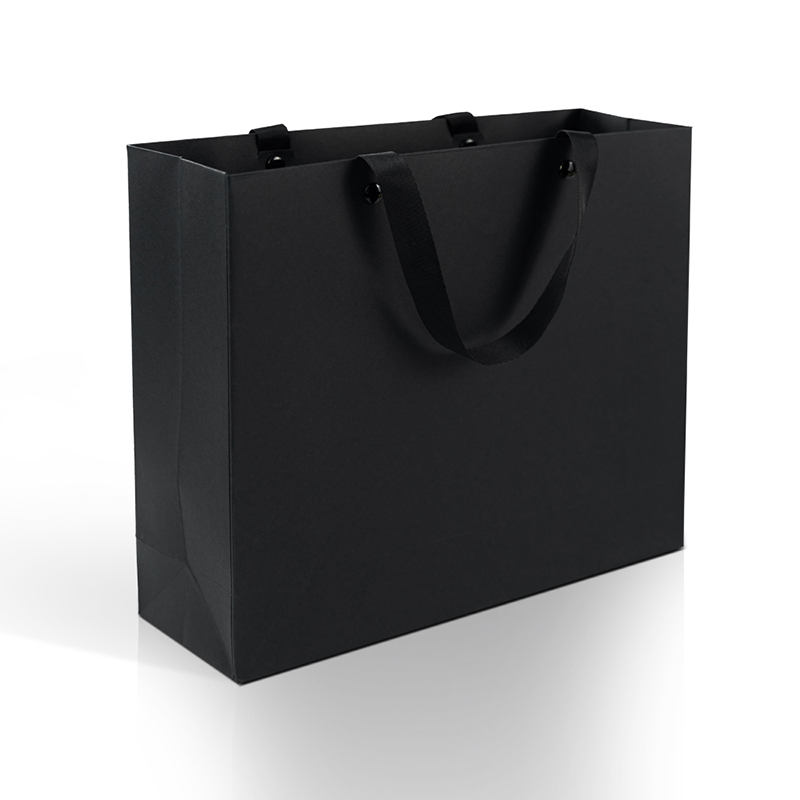 Lipack Multiple Sizes Portable Hot Paper Bag with Rivet Punching for Shopping