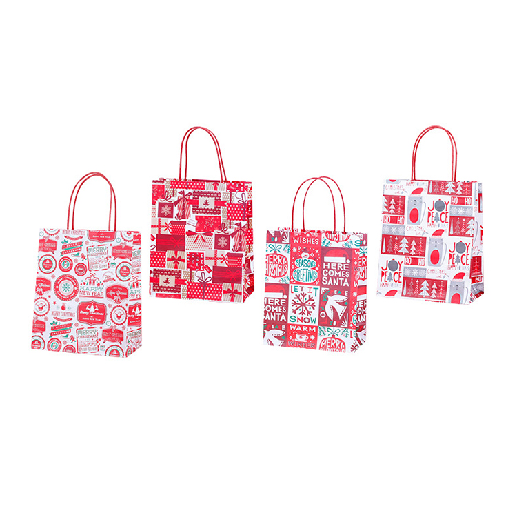 Lipack Eco-Friendly Craft Kraft Paper Bag for Christmas